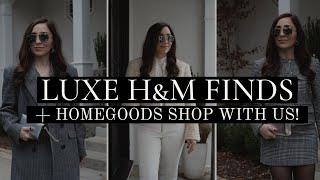 UNBELIEVABLE H&M Finds!  SOOO LUXE & BUDGET FRIENDLY! + Homegoods Shop with me (+ what to avoid!)