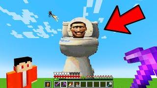 ¡Hice Un Skibidi Toilet GIGANTE en Minecraft Hardcore!