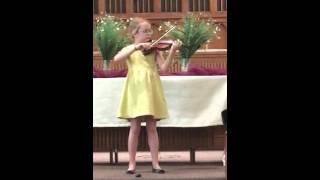 Laura Reidy Violin Audition_Suzuki 2016