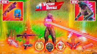GODZILLA + SUPERMAN LASER vs NEW MEDALLIONS & MYTHICS CHALLENGE (NEW! Fortnite Chapter 6 Season 3)