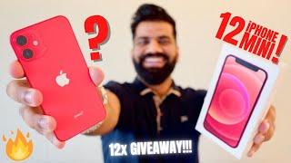 iPhone 12 Mini Unboxing & First Look - Smallest 5G Smartphone - 12x GIVEAWAY