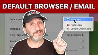 How To Set the Default Browser and Email App On Your Mac