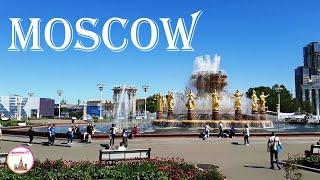 Moscow Walking Tour | Fountains of VDNKh Park