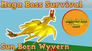 [EVENT] How to get the Sun Born Wyvern in Mega Boss Survival Summer 2024 Event! (Roblox)