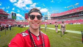 NFL Game Day With EXCLUSIVE Access! Tampa Bay Buccaneers Home Opener: CLUB SEATS With Field Pass