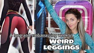 Wearing WEIRD INSTAGRAM AD Leggings for a Week