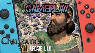 Sid Meier's Civilization VII Update 1.1.0 | Nintendo Switch Gameplay