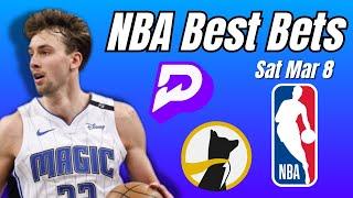 BEST NBA BETS TODAY!! SATURDAY MARCH 8 On PRIZEPICKS and UNDERDOG IN THE NBA 03/08/25