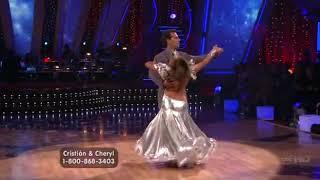 DWTS - CRISTIÁN DE LA FUENTE & CHERYL BURKE'S VIENNESE WALTZ, W9 | DANCING WITH THE STARS SEASON 6