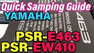 New EXCITING Quick Sampling Feature - Yamaha PSR-E463 | Yamaha PSR-EW410