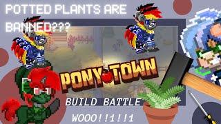 I hosted the MOST WEIRDEST BUILD BATTLE in PONY TOWN feat. Other Ponytown youtubers