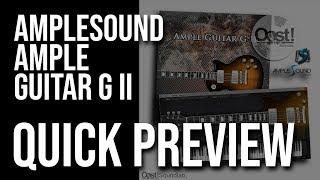 Quick Review Ample Guitar G II #OostQuickReview