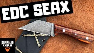 EDC Seax Knife Making - Anglo Saxon | Viking Knife