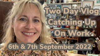 Catching Up With Work In My Vintage Shop ( inc More New Stock) - Two Day Vlog, UK Reseller Sept 2022