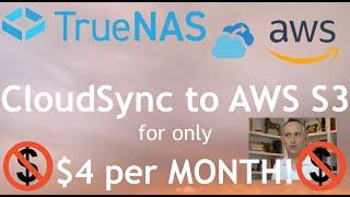 TrueNAS backup to AWS | S3, Glacier, Glacier deep Archive | CHEAP off-site backup!