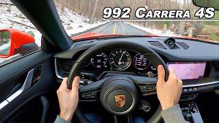 The 992 is Not What I Expected - 2020 Porsche 911 C4S (POV Drive -Binaural Audio)