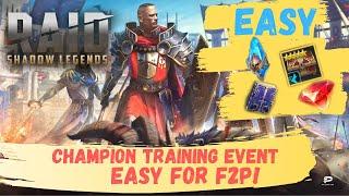 CHAMPION TRAINING EVENT   EASY FOR F2P!   RAID SHADOW LEGENDS