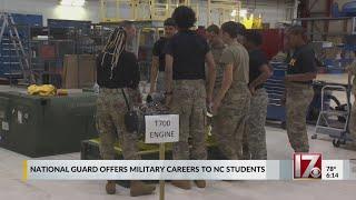 NC National Guard offers careers to high school students