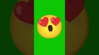  Heart Eyes Emoji Animated Green Screen || Vfx Noob