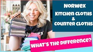 Norwex Kitchen Cloths and Norwex Counter Cloths. What’s the difference with Amy Dabbelt