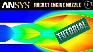 ANSYS Fluent: Rocket Engine Nozzle (With Exhaust Plume) - Detailed & Accurate CFD Tutorial