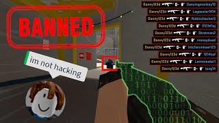 Pretending to be a HACKER in COUNTER BLOX (ROBLOX CSGO)