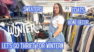 THRIFT with me for WINTER!!! ️️