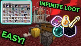 BEST SIMPLE 1.21 PIGLIN BARTERING FARM TUTORIAL in Minecraft Bedrock (MCPE/Xbox/PS/Switch/PC)