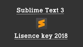 Download and Crack + Patch Sublime text editor 3 for free using serial key and Patch | Feb 18