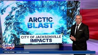 Winter storm prompts several closures in Duval on Wednesday | Action News Jax