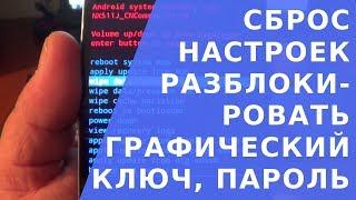 Сброс графического ключа.  Как разблокировать графический ключ