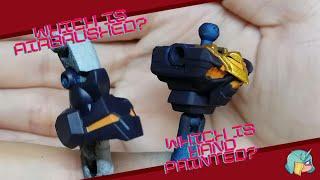 How to: PROPERLY HANDPAINT a Gundam model with airbrushed like results #gunpla #paintedgunpla