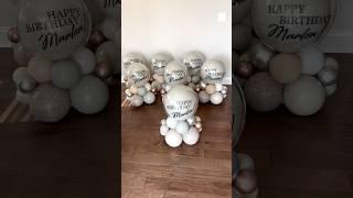 Birthday party balloon centerpieces #balloons #diy #tutorial #bobo #party #decoration #centerpieces