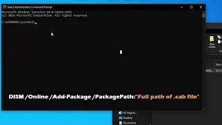How To Install a CAB File in Windows 10