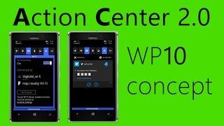 Action Center 2.0 | Windows Phone 10 Concept #5