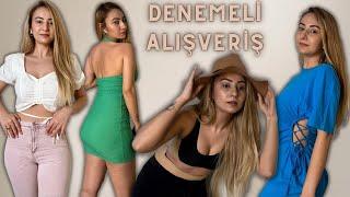 DENEMELİ ALIŞVERİŞ  ️  Denemeli Kıyafet Alışverişi ️ Bershka Koton Trendyolmilla