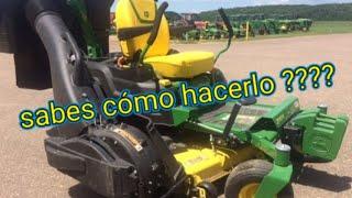 JOHN DEERE Z530M podadora cómo manejar