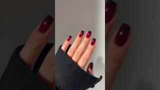 Vampy Ombre Nails ‍️ #nailart #ombrenails #nailtitorial #satisfying #cutenails #vampire