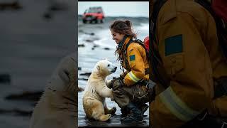 The Arctic Cub’s Bravery: A Lifesaving Mission for the Unconscious Girl