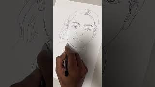 Live drawing with pen #art #artist #pen #pendrawing #sketch #sketchbook #live