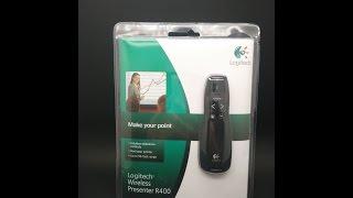 Logitech R400 2.4G RF Mini Wireless Laser Pointer Presenter UNBOXING REVIEW ALIEXPRESS