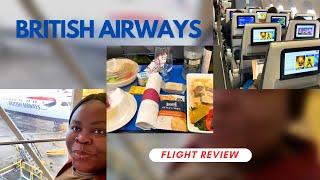 BRITISH AIRWAYS FLIGHT REVIEW | PREMIUM ECONOMY CLASS | LHR  -ACC 