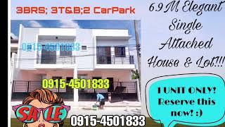 Single na bahay sa las pinas! Reserve this now! Elegant 3 bedroom house and lot with 2 car garage