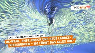 Kommentatoren-Talk: US-Wahl, Ampelbruch und neue Landesregierungen – wo führt das alles hin?