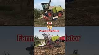 Farming simulator vs real life #gamer #fyp #life #farming #workout #work #agro #agriculture #shorts