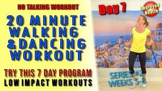 20 MIN WALK & DANCE WORKOUT | Walk at Home to Lose Weight & Be Fit! | No Talking Workout