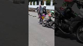 Crash Ala Moto GP Road Race Lubuk Sikaping #roadrace #roadrace2024 #roadraceindonesia