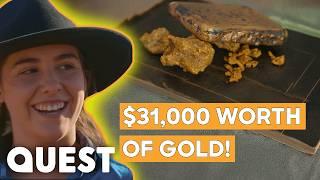 The Mackie Family Find $31,000 Of Gold In ONE WEEK  | Aussie Gold Hunters