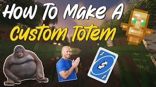 How To Make ANY PNG a Totem of Undying In Minecraft 