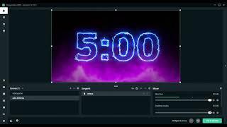 come mettere un video countdown ecc  su streamlabs obs